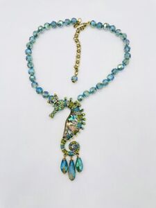 Heidi Daus Yes Seahorse Beaded Statement Necklace
