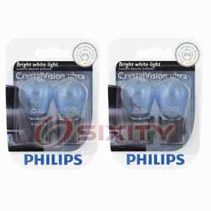 2 pc Philips Rear Side Marker Light Bulbs for Mitsubishi Raider 2006-2009 mc