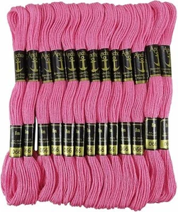 Anchor Threads Stranded Cotton Thread Cross Stitch Hand Embroidery Floss Pink - Picture 1 of 5