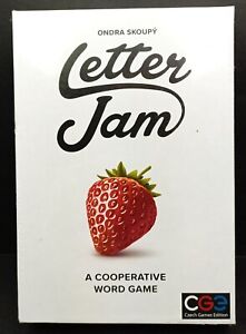 Letter Jam A Cooperative Word Game SEALED Ondra Skoupy Czech Republic Ages 10+
