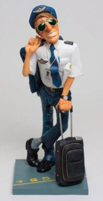 Figura Guillermo Forchino XL Piloto Capitán de Vuelo Num Lim. Edición FO85523 - Foto 1 de 4