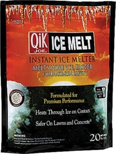 Qik Joe Ice Melter Bag Calcium Chloride Pellets Down To - 25 F 20 Lbs. - Picture 1 of 1