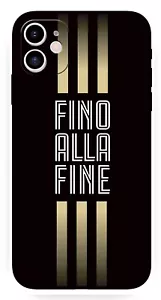 COVER APPLE SAMSUNG HUAWEI XIAOMI OPPO MOTOROLA REALME VIVO JUVE FINO ALLA FINE - Foto 1 di 1