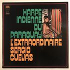 RARE Sergio Cuevas Harpe Indienne Du Paraguay LP OG Cheesecake couverture nue EX