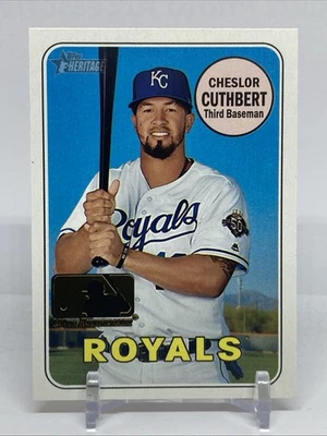 Cheslor Cuthbert 2018 Topps Heritage 100th Anniversary /25 Kansas City Royals - Image 1 of 3