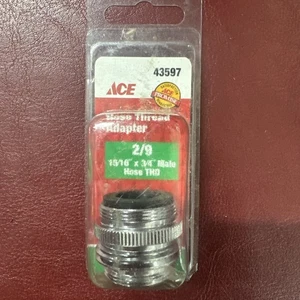 NOS ACE Hose Thread Adapter 15/16" X 3/4" Male Hose 43597 - Picture 1 of 4