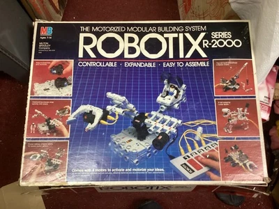 Vintage Robotix Series R-2000 Motorized Building System Milton Bradley 1984 - Image 1 of 3
