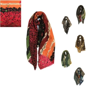 Ganzjahres-Schal Damen Boutique Baumwollmischung kleine Punkte Druck hochwertig - Bild 1 von 8