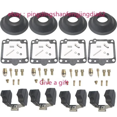 4 Carb For Yamaha XS1100 XS1100L XS1100S 1980-1981 Carburetor repair kit Rebuild - Image 1 of 3