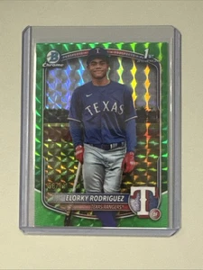 2025 Bowman Chrome Elorky Rodriguez Green Geometric /99 - Picture 1 of 2