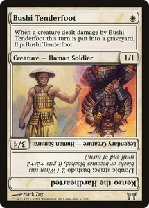 1x Bushi Tenderfoot - LP - Kamigawa Block - SPARROW MAGIC - Picture 1 of 1