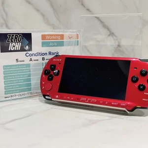 Sony PSP-3000 Handheld Console Red Black Region Free Working #001 - Picture 1 of 10