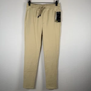 Zella Kid Youth Elastic Waistband Pull On Sweatpants Beige Khaki Large 10/12 NWT - Picture 1 of 6