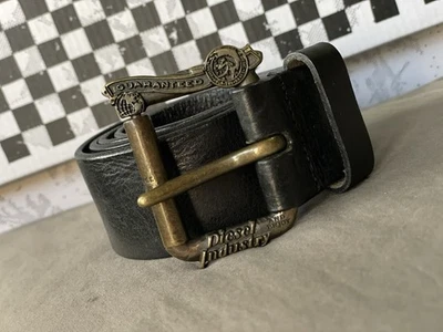 Diesel Orginal Vintage Gürtel  95cm Guaranteed Diesel Industry 100% Leder - Bild 1 von 4