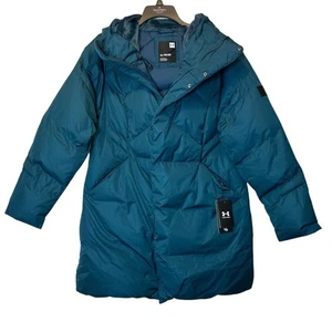 Under Armour Sportstyle Daunen Parka Mantel Puffer Jacke Teal Green 700 Fill Power - Bild 1 von 11