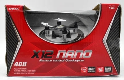 Syma X12 Nano Remote Control Quadcopter 4CH 2.4GHz - Factory Sealed - Image 1 of 4