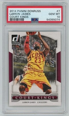 2014-15 Panini Donruss Court Kings Lebron James #7 PSA 10 Cavaliers / Lakers - Image 1 of 2