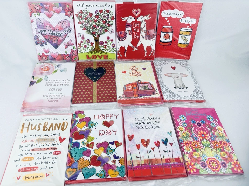 Lot Of 36 Leanin Tree Valentines Day - 12 Cards - Sealed - New With Envelopes - Image 1 of 4