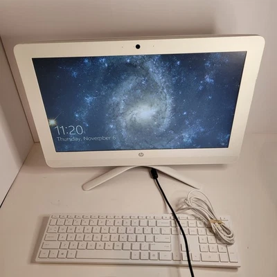 FOR PARTS OR REPAIR ONLY HP 20-C020 All-In-One Desktop Computer 19.5" White READ - Image 1 of 4