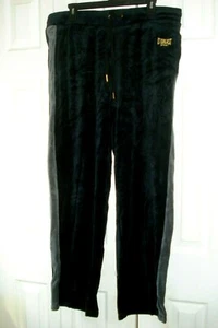 Ladies Active Pants Velour Size XL Black Everlast NWT - Picture 1 of 2