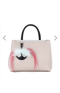 Fendi 2Jours Petite Monster Mirror Satchel Bag - Picture 1 of 8