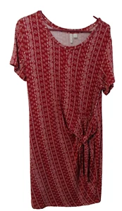 Cato Live Well Active Kleid Damen M Activewear Elasthan rot geblümt Paisley - Bild 1 von 7
