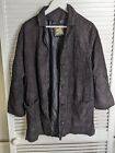 Forever Yours Lightweight Suede Leather Black Jacket Womens size L