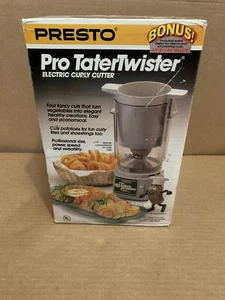 Cortador rizado eléctrico Presto Pro TaterTwister con 4 discos de corte - EXCELENTE - Imagen 1 de 10