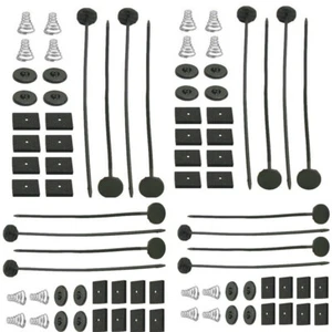 🔥4Pack Electric Radiator Fan Tie Strap Mounting Kit Zip Ties Straps Tabs Spring - Bild 1 von 9