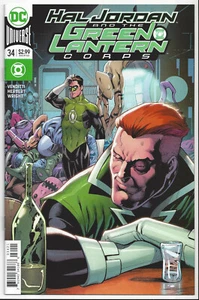 HAL JORDAN AND THE GREEN LANTERN CORPS #34 ~ VARIANT ~ NEAR MINT 9.4 - Picture 1 of 2
