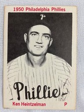 1975 TCMA Baseball Card-1950 Ken Heintzelman, Philadelphia Phillies