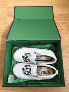 Tommy Hilfiger boys / girls white canvas sneakers size 28 uk 10  - Picture 1 of 12