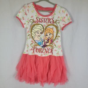Abito Disney Frozen con volant in tulle e fiocco sul retro - Foto 1 di 6