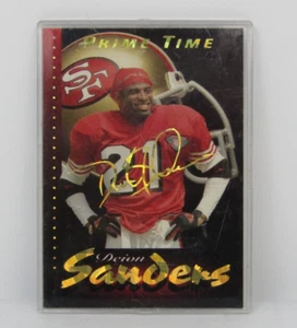 Footballs Finest 94/95 Football Card Deion Sanders Prime Time 1 of 10,000 NM - Picture 1 of 4