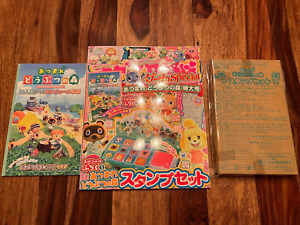 Animal Crossing: New Horizons Special Issue Stamp set Schedule Book Sticker