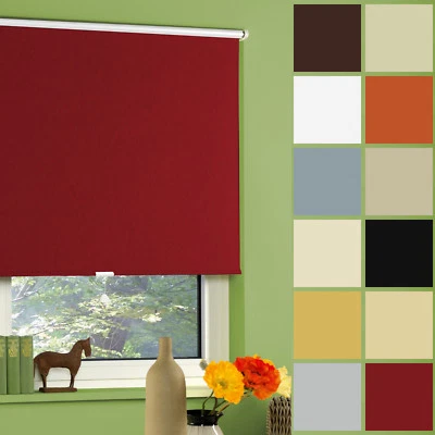 Verdunkelungsrollo Verdunklungsrollo Thermo Rollo Plissee Fenster Springrollo - Bild 1 von 4