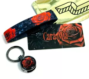 Pulsera ZOX *CARA MIA* plateada única mediana Mys con tarjeta y ZOX LOX a juego - Imagen 1 de 3