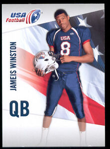 2012 Jameis Winston Upper Deck USA Football Rookie #26