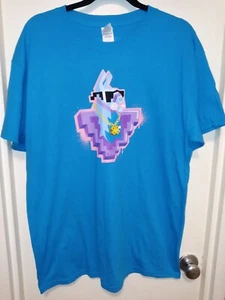 Fortnite Purple Pinata Blue Gamer Shirt Size: Large - FAST SHIPPING USA - Picture 1 of 5