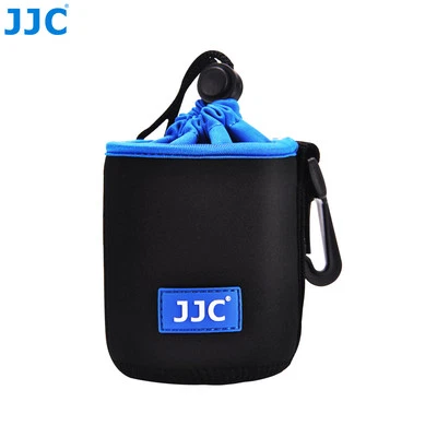 JJC 74x100mm Neoprene Lens Pouch Bag fr Canon EF 50mm 1.4 1.8, EF-M 11-22mm Lens - Image 1 of 4