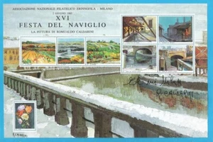 1985 XVI festa del Naviglio La pittura di Romualdo Caldarini - ANFE - Foto 1 di 1