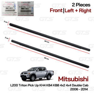 For Mitsubishi L200 Triton 4Dr 2006 14 Front L+R Outer Weatherstrip Door Belt