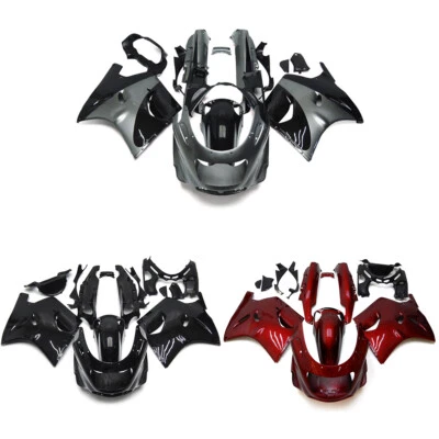 ABS Plastic Bodywork For Kawasaki Ninja ZX11 1993-2002 2003 ZX1100 Fairing Kit Foto 1 de 4