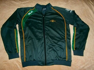 CHAQUETA DE ATLETISMO UNIVERSITARIA DE CRICKET AUSTRALIANO NEGRA ETIQUETA ESPARTANA XL RARA - Imagen 1 de 8
