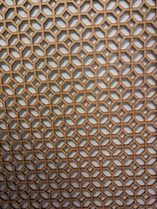 Wooden mesh 6mm thick mdf decorative panel for radiator covers ,SD2M pattern - Picture 1 of 4