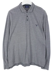 Gant T-Shirt Herren 2XL Langärmelig Polo Kragen Mischung - Bild 1 von 10