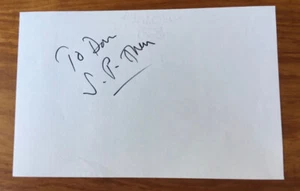 BRITISH ACTOR SIMON ALLEN HAND SIGNED AUTOGRAPHED PAPER & PRODUCER - Picture 1 of 2
