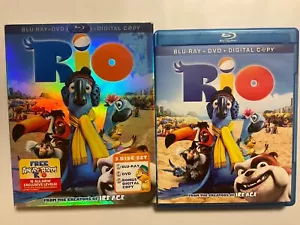 DREAMWORKS RIO Blu-Ray/DVD/DIGITAL COPY MOVIE - Imagen 1 de 2