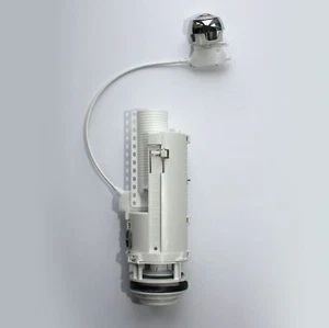 SIAMP Optima 50 Universal Dual Flush valve & Chrome Button - Picture 1 of 10