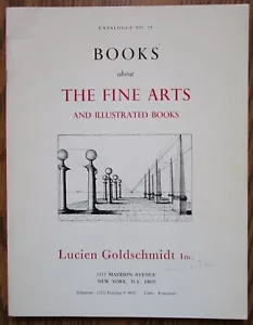 Lucien Goldschmidt Katalog Nr. 34 - "Bücher über die schönen Künste" - Bild 1 von 13